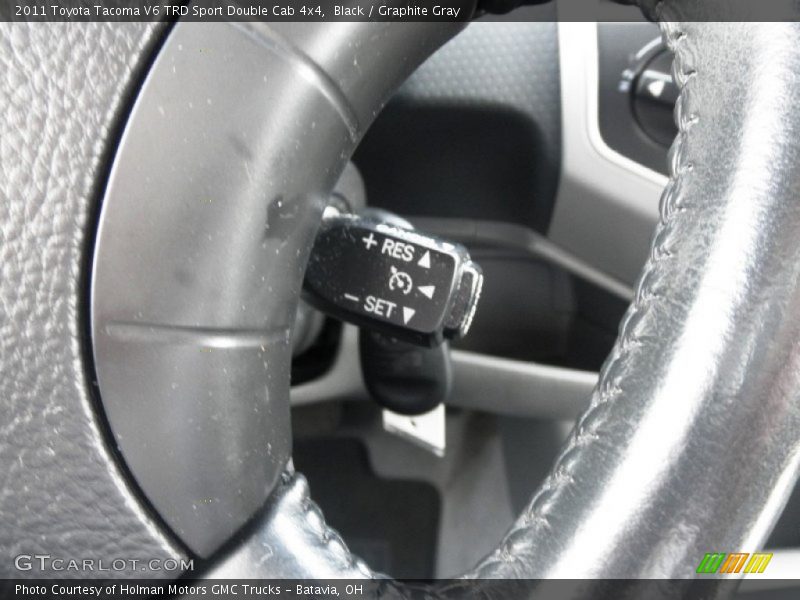 Black / Graphite Gray 2011 Toyota Tacoma V6 TRD Sport Double Cab 4x4