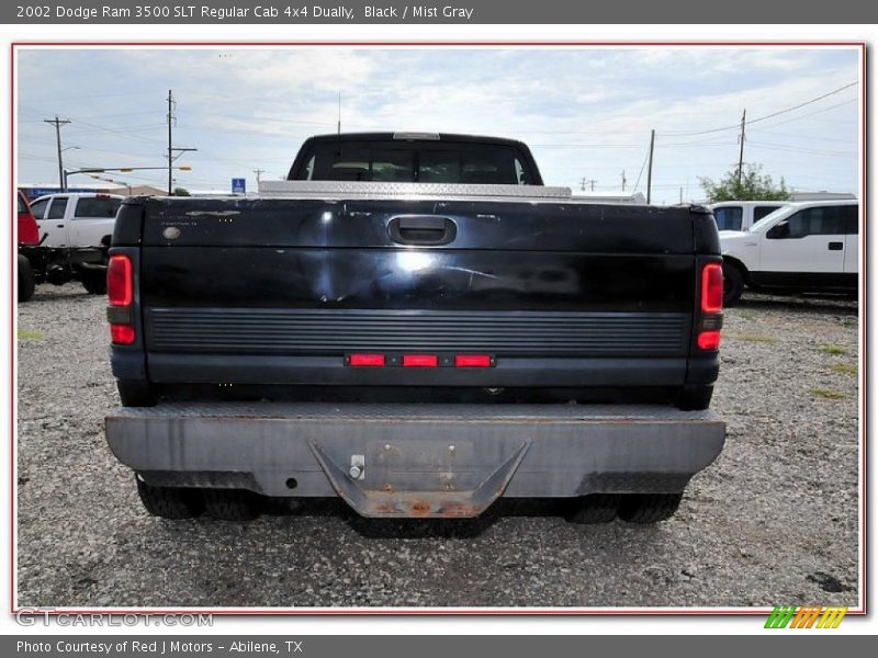 Black / Mist Gray 2002 Dodge Ram 3500 SLT Regular Cab 4x4 Dually