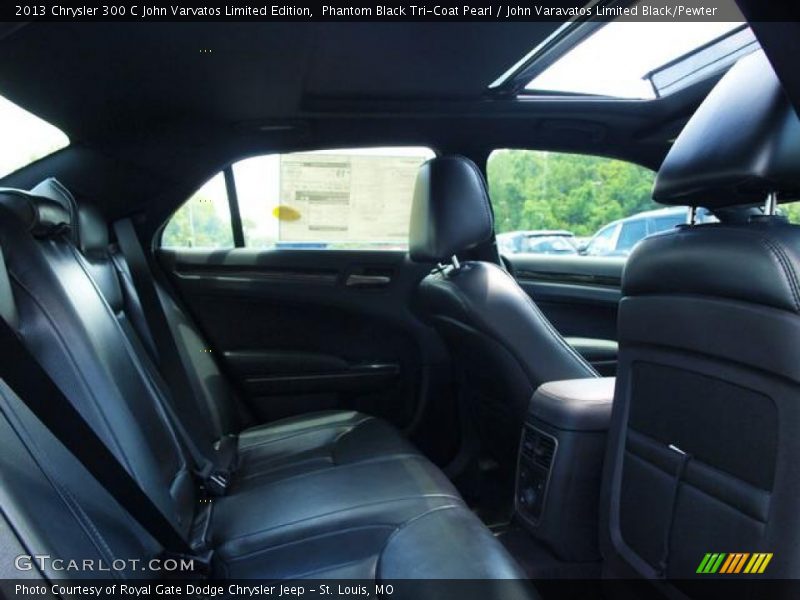 Phantom Black Tri-Coat Pearl / John Varavatos Limited Black/Pewter 2013 Chrysler 300 C John Varvatos Limited Edition