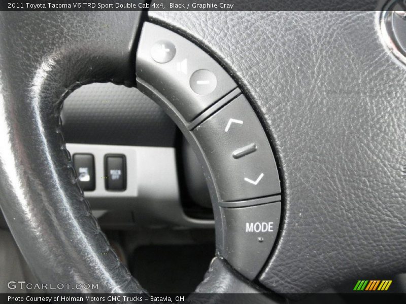 Black / Graphite Gray 2011 Toyota Tacoma V6 TRD Sport Double Cab 4x4