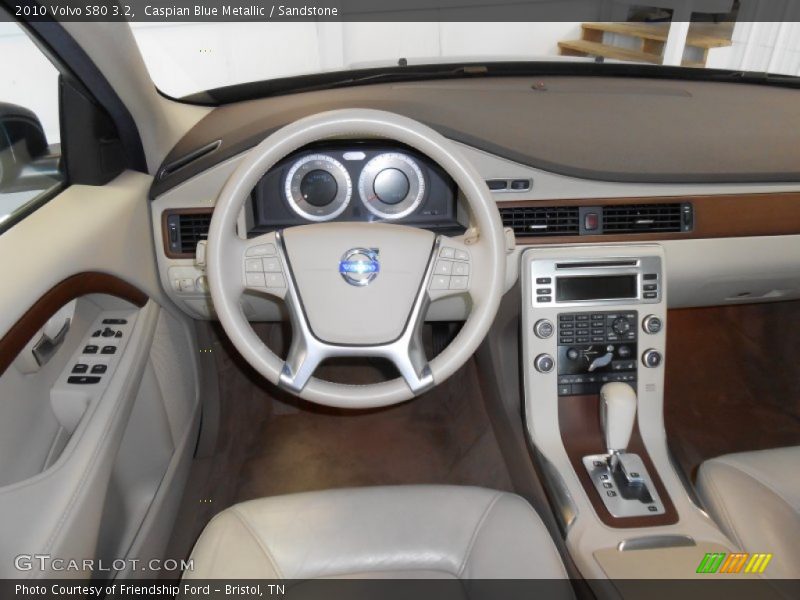 Caspian Blue Metallic / Sandstone 2010 Volvo S80 3.2