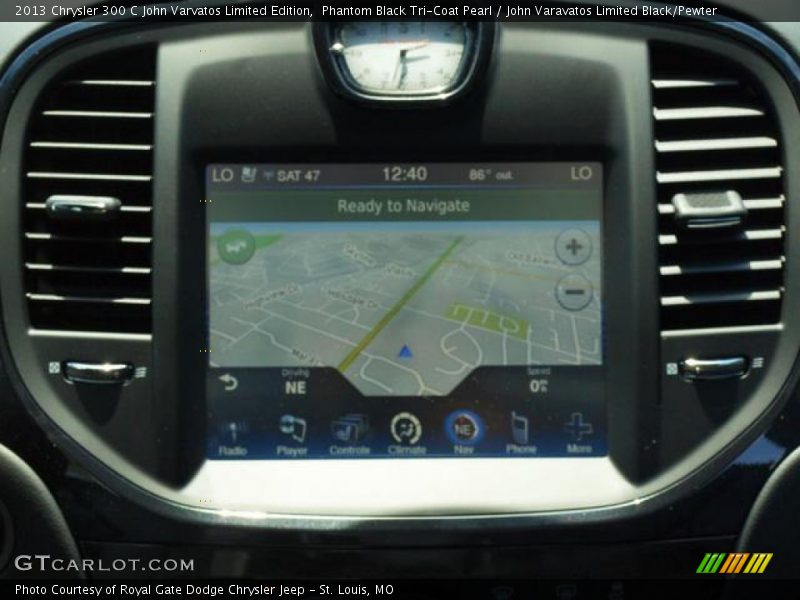 Navigation of 2013 300 C John Varvatos Limited Edition