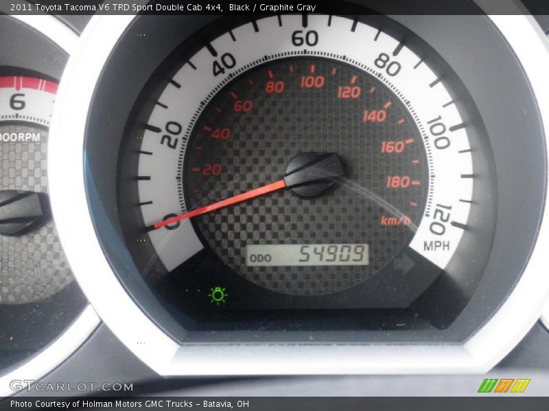 Black / Graphite Gray 2011 Toyota Tacoma V6 TRD Sport Double Cab 4x4