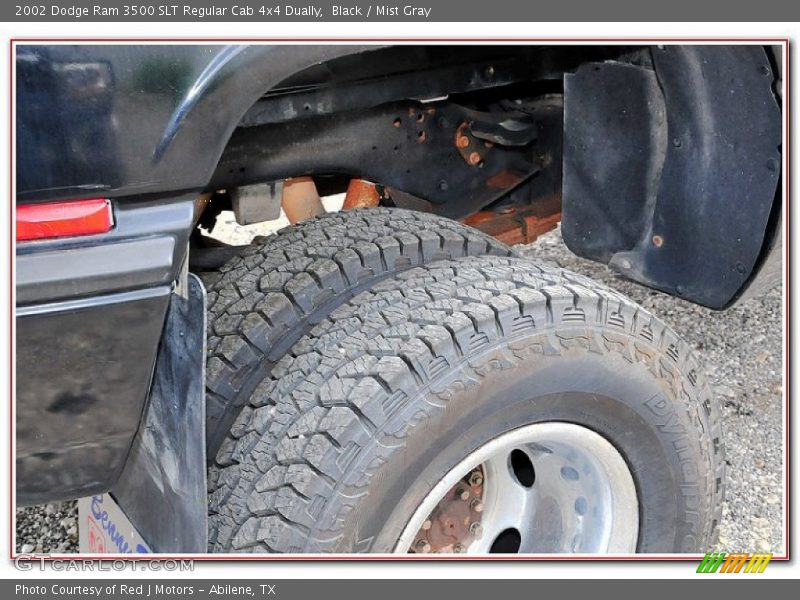 Black / Mist Gray 2002 Dodge Ram 3500 SLT Regular Cab 4x4 Dually
