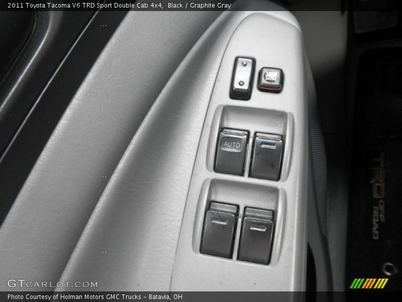 Black / Graphite Gray 2011 Toyota Tacoma V6 TRD Sport Double Cab 4x4