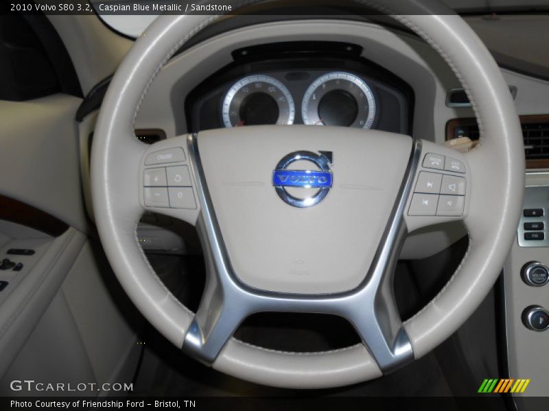 Caspian Blue Metallic / Sandstone 2010 Volvo S80 3.2