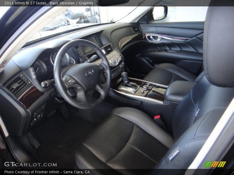 Black Obsidian / Graphite 2011 Infiniti M 37 Sedan