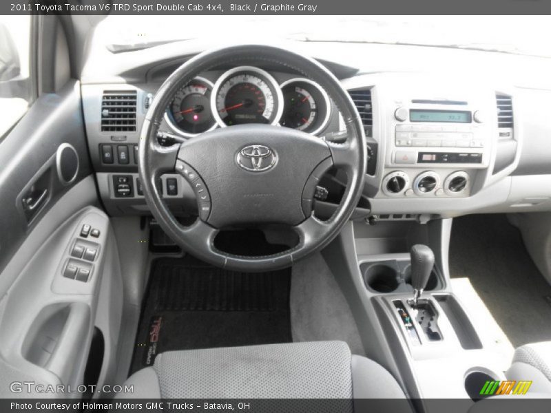 Black / Graphite Gray 2011 Toyota Tacoma V6 TRD Sport Double Cab 4x4