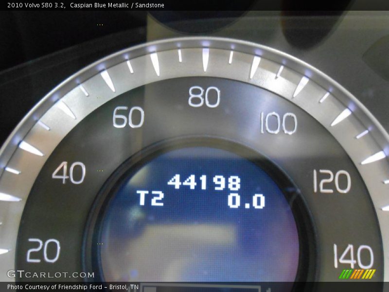 Caspian Blue Metallic / Sandstone 2010 Volvo S80 3.2