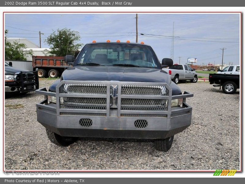 Black / Mist Gray 2002 Dodge Ram 3500 SLT Regular Cab 4x4 Dually