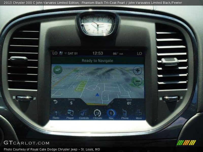 Navigation of 2013 300 C John Varvatos Limited Edition