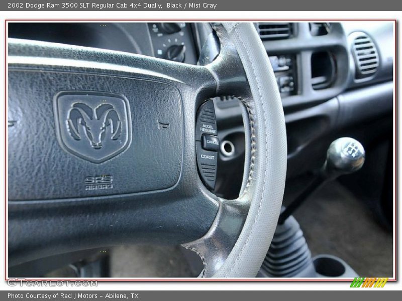 Black / Mist Gray 2002 Dodge Ram 3500 SLT Regular Cab 4x4 Dually