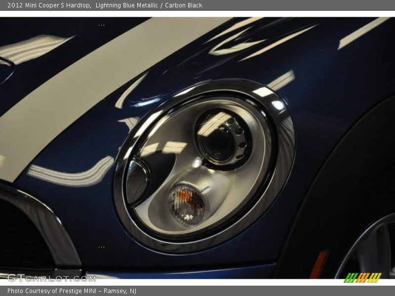 Lightning Blue Metallic / Carbon Black 2012 Mini Cooper S Hardtop