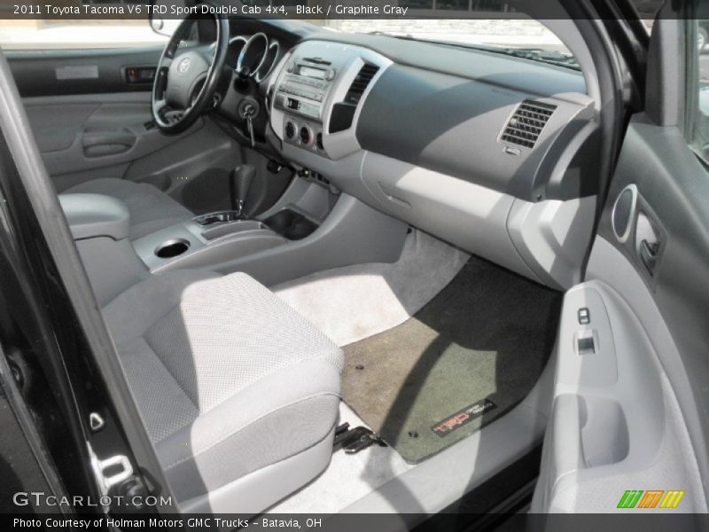Black / Graphite Gray 2011 Toyota Tacoma V6 TRD Sport Double Cab 4x4