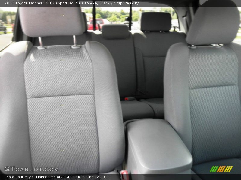 Black / Graphite Gray 2011 Toyota Tacoma V6 TRD Sport Double Cab 4x4