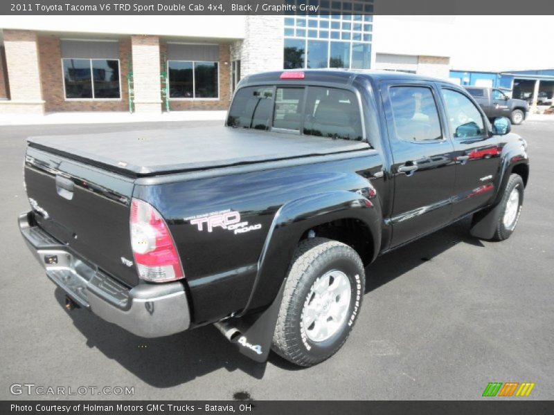 Black / Graphite Gray 2011 Toyota Tacoma V6 TRD Sport Double Cab 4x4
