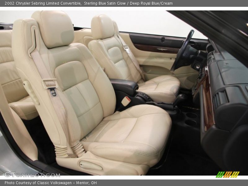 Front Seat of 2002 Sebring Limited Convertible