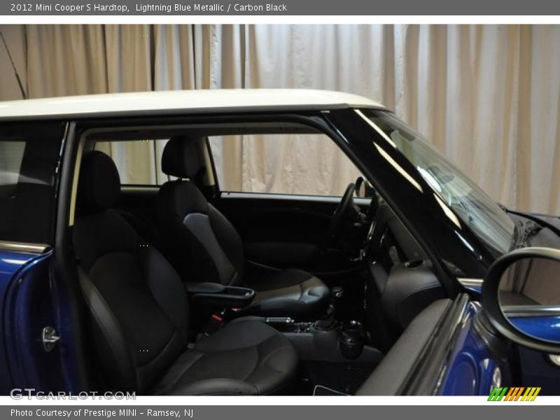 Lightning Blue Metallic / Carbon Black 2012 Mini Cooper S Hardtop