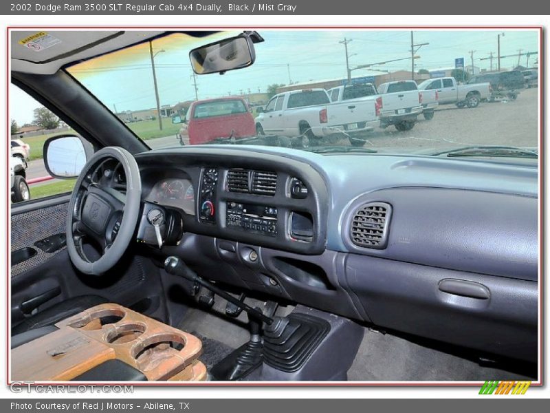 Black / Mist Gray 2002 Dodge Ram 3500 SLT Regular Cab 4x4 Dually