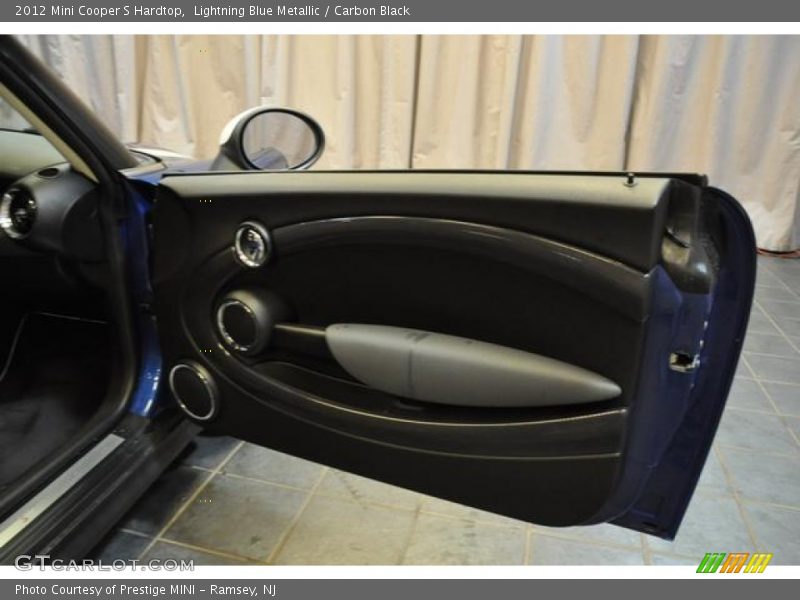 Lightning Blue Metallic / Carbon Black 2012 Mini Cooper S Hardtop