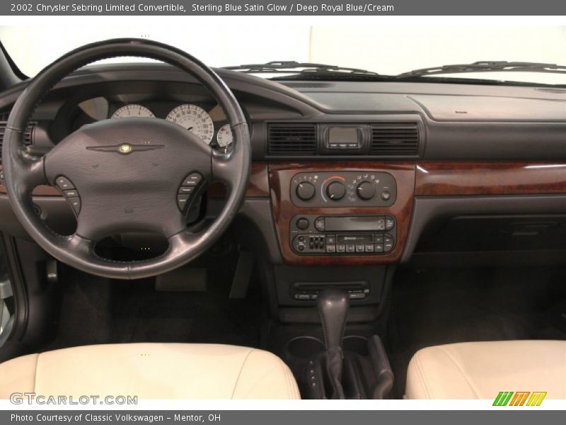 Dashboard of 2002 Sebring Limited Convertible