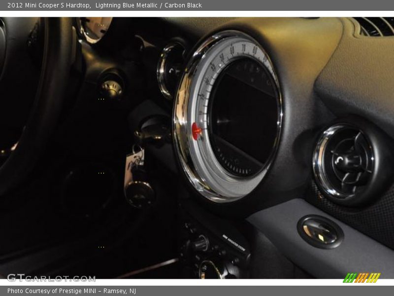 Lightning Blue Metallic / Carbon Black 2012 Mini Cooper S Hardtop