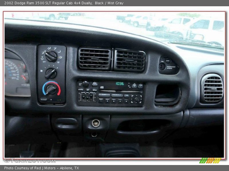 Black / Mist Gray 2002 Dodge Ram 3500 SLT Regular Cab 4x4 Dually