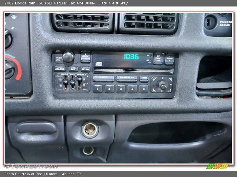 Black / Mist Gray 2002 Dodge Ram 3500 SLT Regular Cab 4x4 Dually