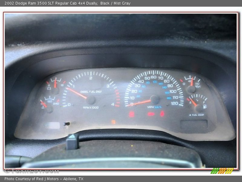  2002 Ram 3500 SLT Regular Cab 4x4 Dually SLT Regular Cab 4x4 Dually Gauges