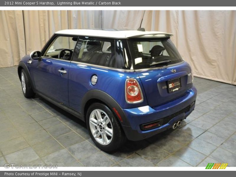 Lightning Blue Metallic / Carbon Black 2012 Mini Cooper S Hardtop
