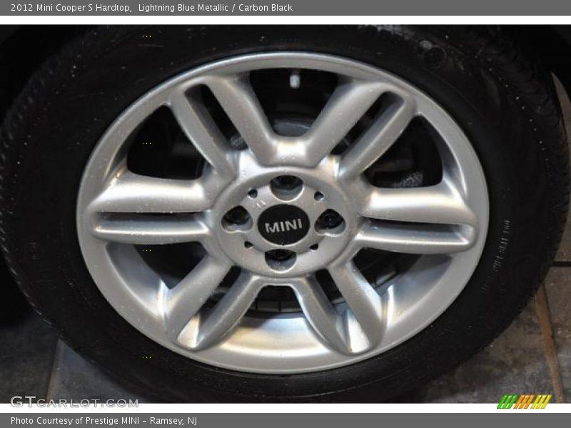 Lightning Blue Metallic / Carbon Black 2012 Mini Cooper S Hardtop