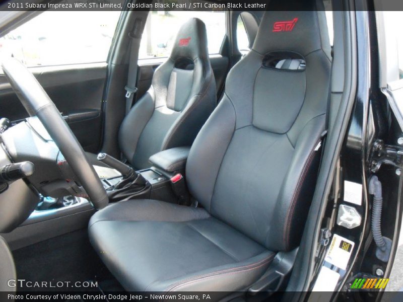 Front Seat of 2011 Impreza WRX STi Limited