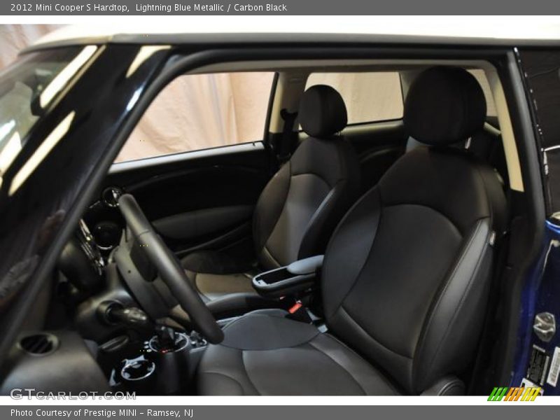 Lightning Blue Metallic / Carbon Black 2012 Mini Cooper S Hardtop