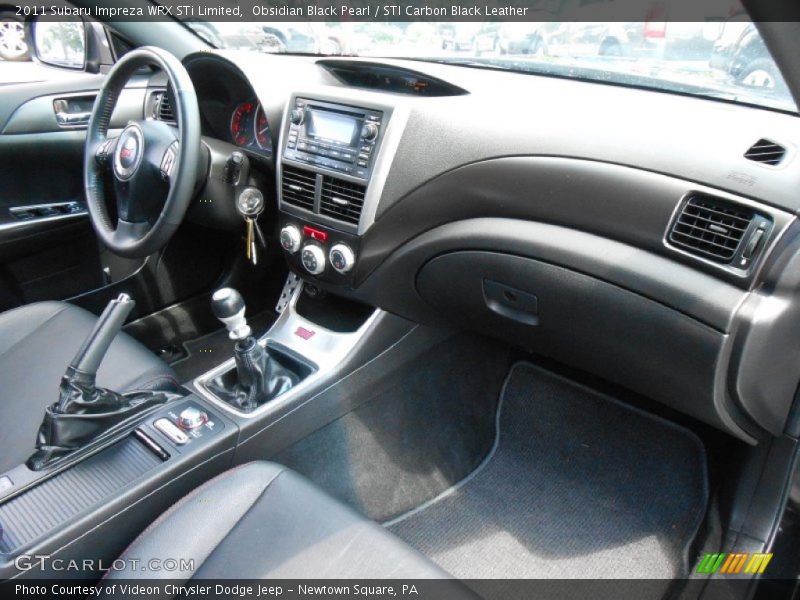 Dashboard of 2011 Impreza WRX STi Limited
