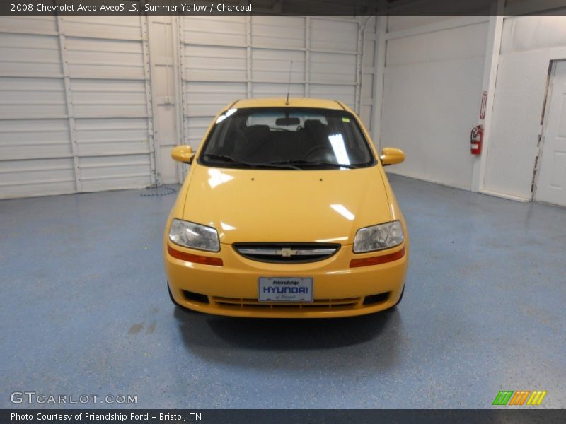 Summer Yellow / Charcoal 2008 Chevrolet Aveo Aveo5 LS