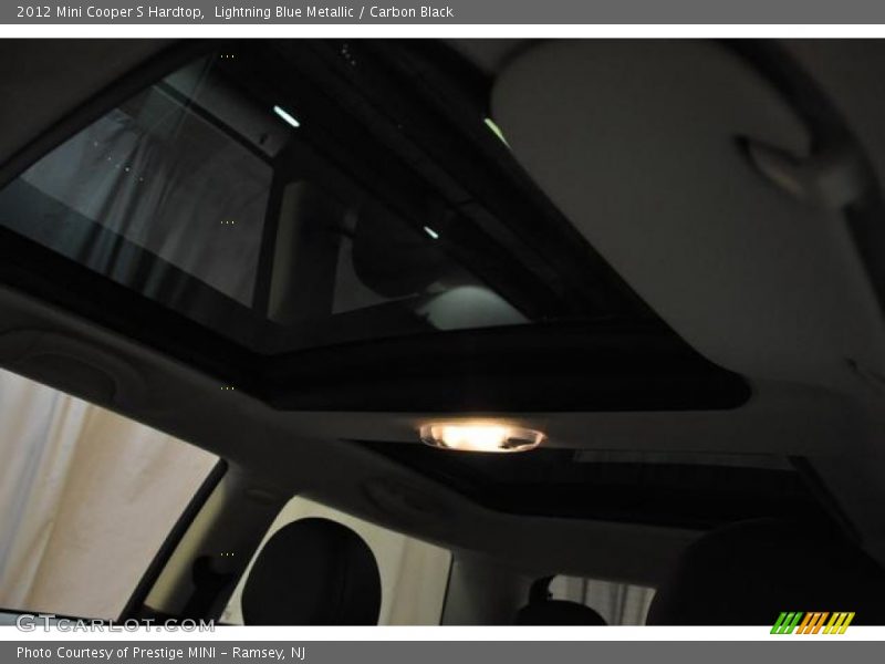 Lightning Blue Metallic / Carbon Black 2012 Mini Cooper S Hardtop