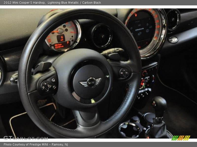 Lightning Blue Metallic / Carbon Black 2012 Mini Cooper S Hardtop