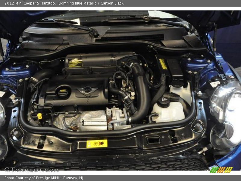 Lightning Blue Metallic / Carbon Black 2012 Mini Cooper S Hardtop
