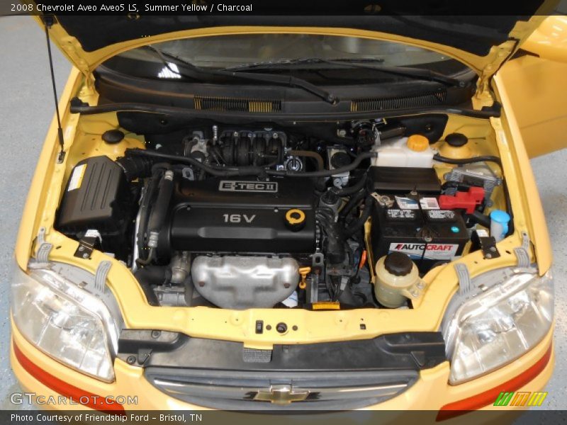 Summer Yellow / Charcoal 2008 Chevrolet Aveo Aveo5 LS