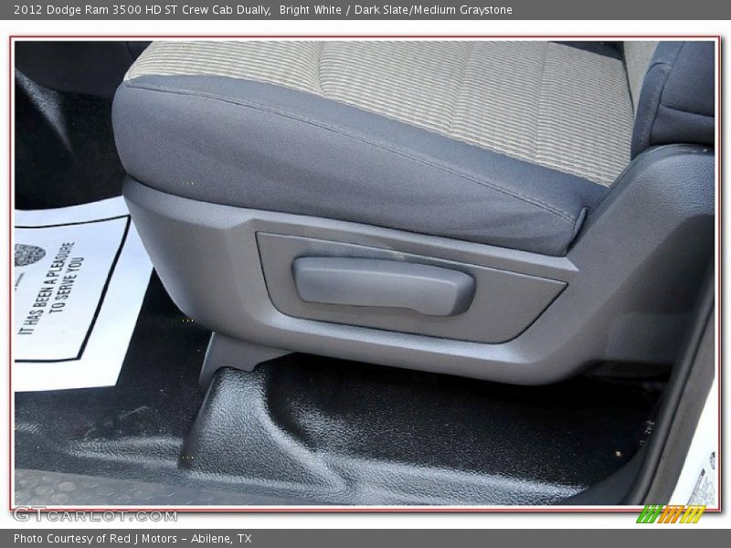 Bright White / Dark Slate/Medium Graystone 2012 Dodge Ram 3500 HD ST Crew Cab Dually