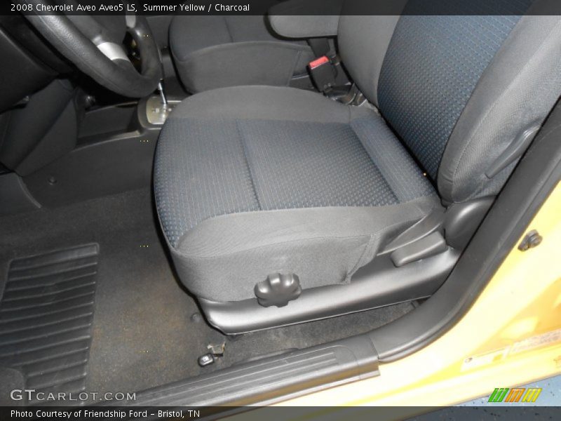 Summer Yellow / Charcoal 2008 Chevrolet Aveo Aveo5 LS