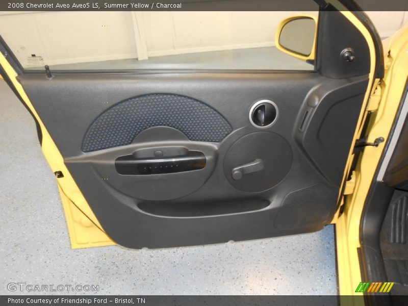 Summer Yellow / Charcoal 2008 Chevrolet Aveo Aveo5 LS