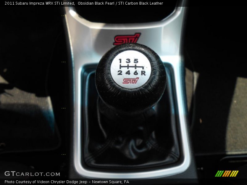  2011 Impreza WRX STi Limited 6 Speed Manual Shifter