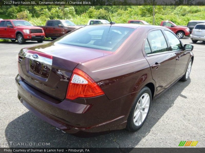 Cinnamon Metallic / Charcoal Black 2012 Ford Fusion SEL