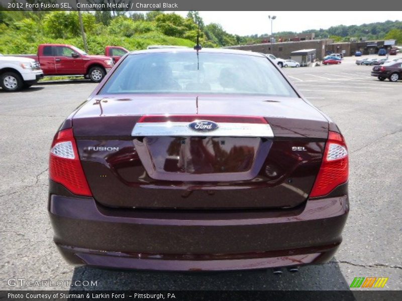 Cinnamon Metallic / Charcoal Black 2012 Ford Fusion SEL