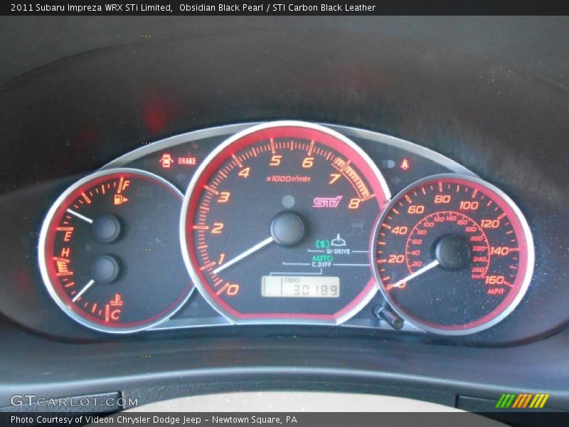  2011 Impreza WRX STi Limited WRX STi Limited Gauges