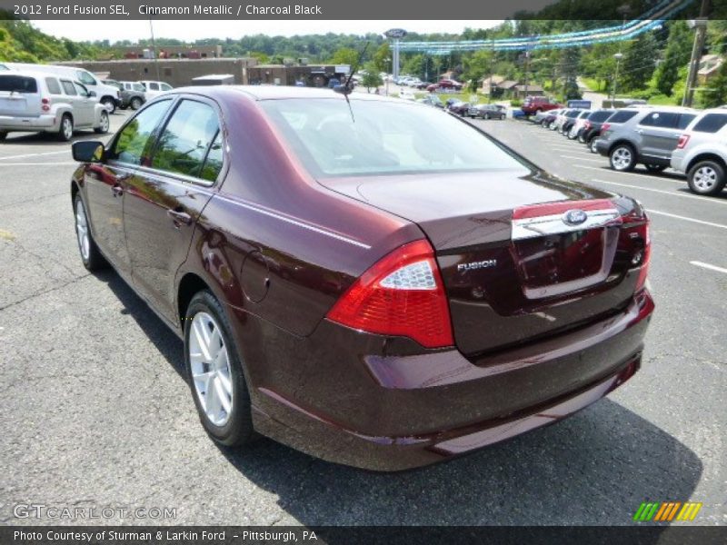 Cinnamon Metallic / Charcoal Black 2012 Ford Fusion SEL