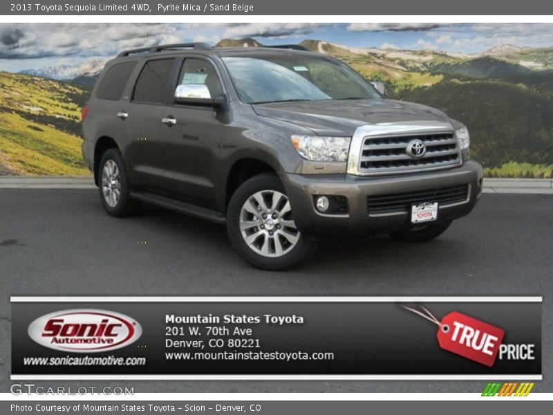 Pyrite Mica / Sand Beige 2013 Toyota Sequoia Limited 4WD