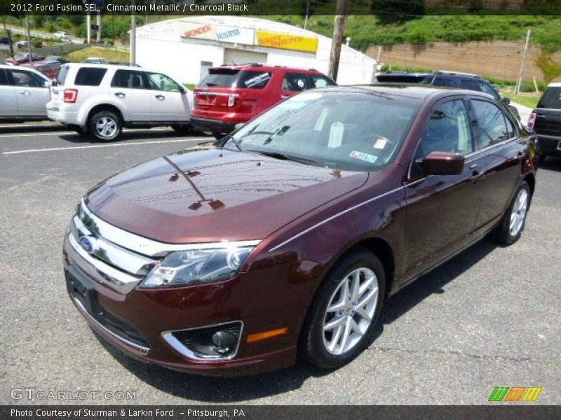 Cinnamon Metallic / Charcoal Black 2012 Ford Fusion SEL