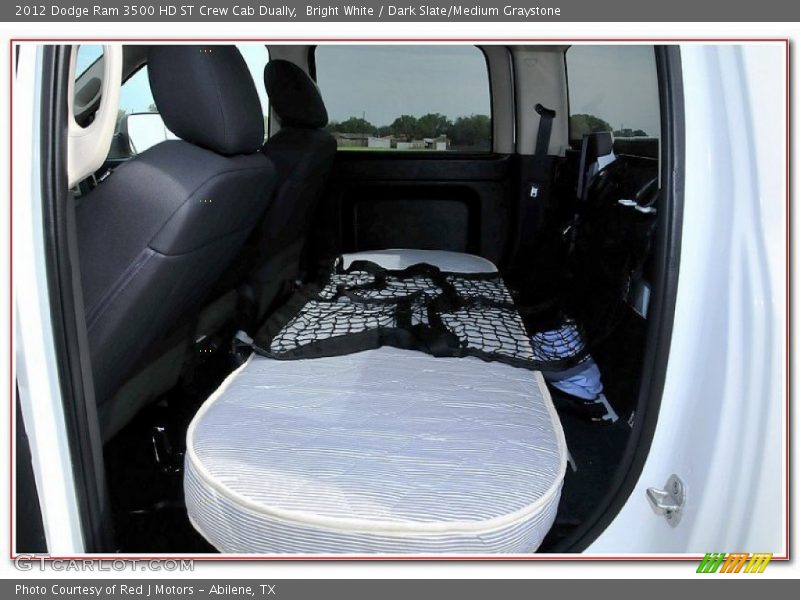 Bright White / Dark Slate/Medium Graystone 2012 Dodge Ram 3500 HD ST Crew Cab Dually